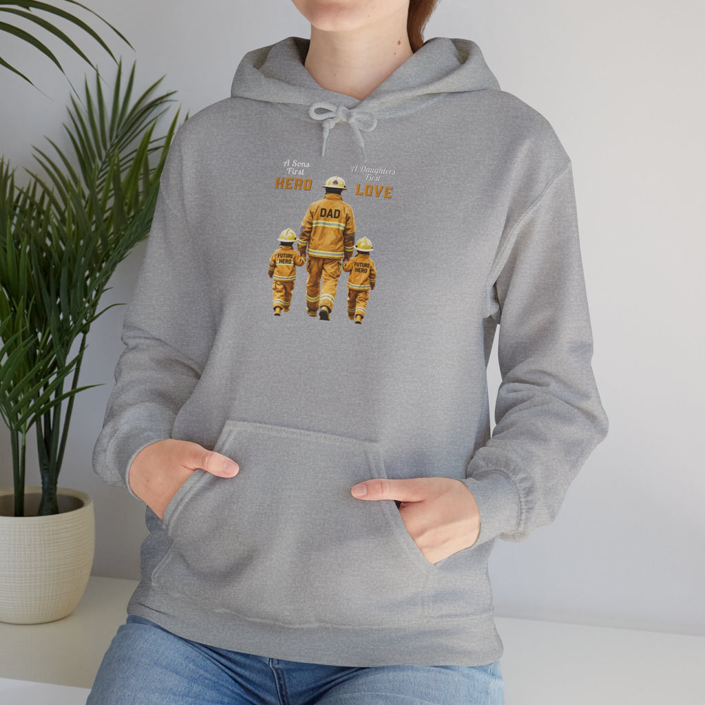 Daddy's Children Fire Fighter Unisex Heavy Blend™ Hooded Sweatshirt