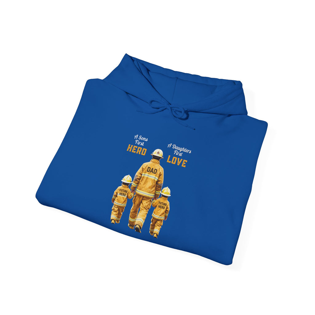 Daddy's Children Fire Fighter Unisex Heavy Blend™ Hooded Sweatshirt