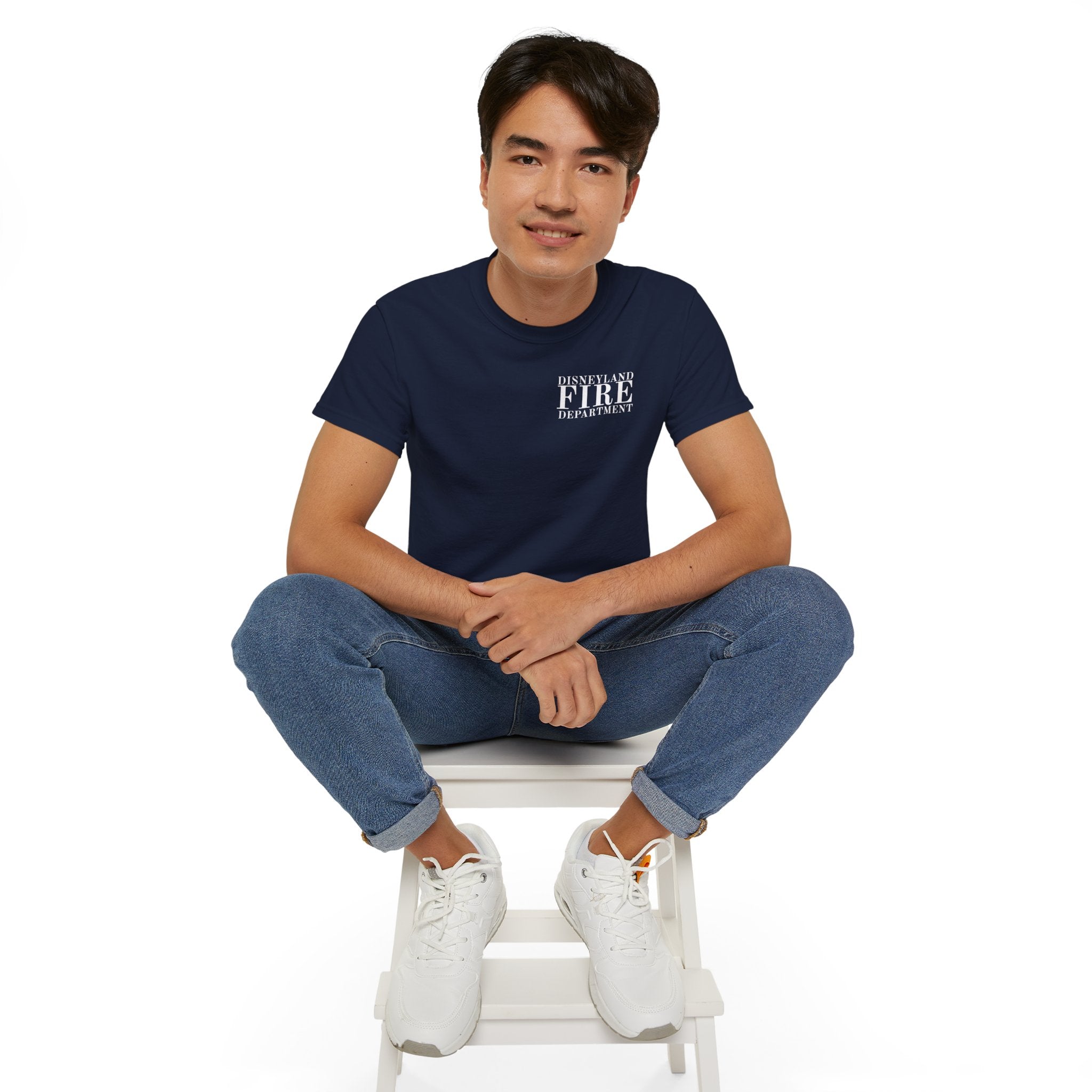 Fire Department Tee Shirt Navy