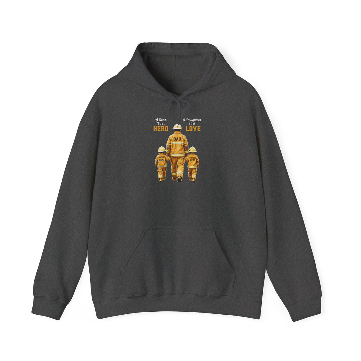 Daddy's Children Fire Fighter Unisex Heavy Blend™ Hooded Sweatshirt