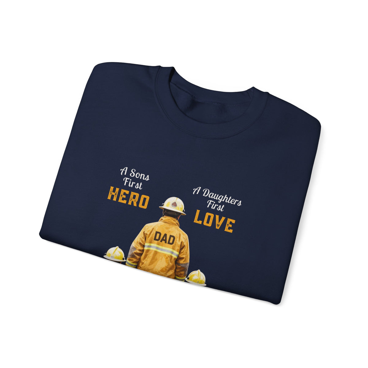 Daddy's Children Fire Fighter Unisex Heavy Blend™ Crewneck Sweatshirt