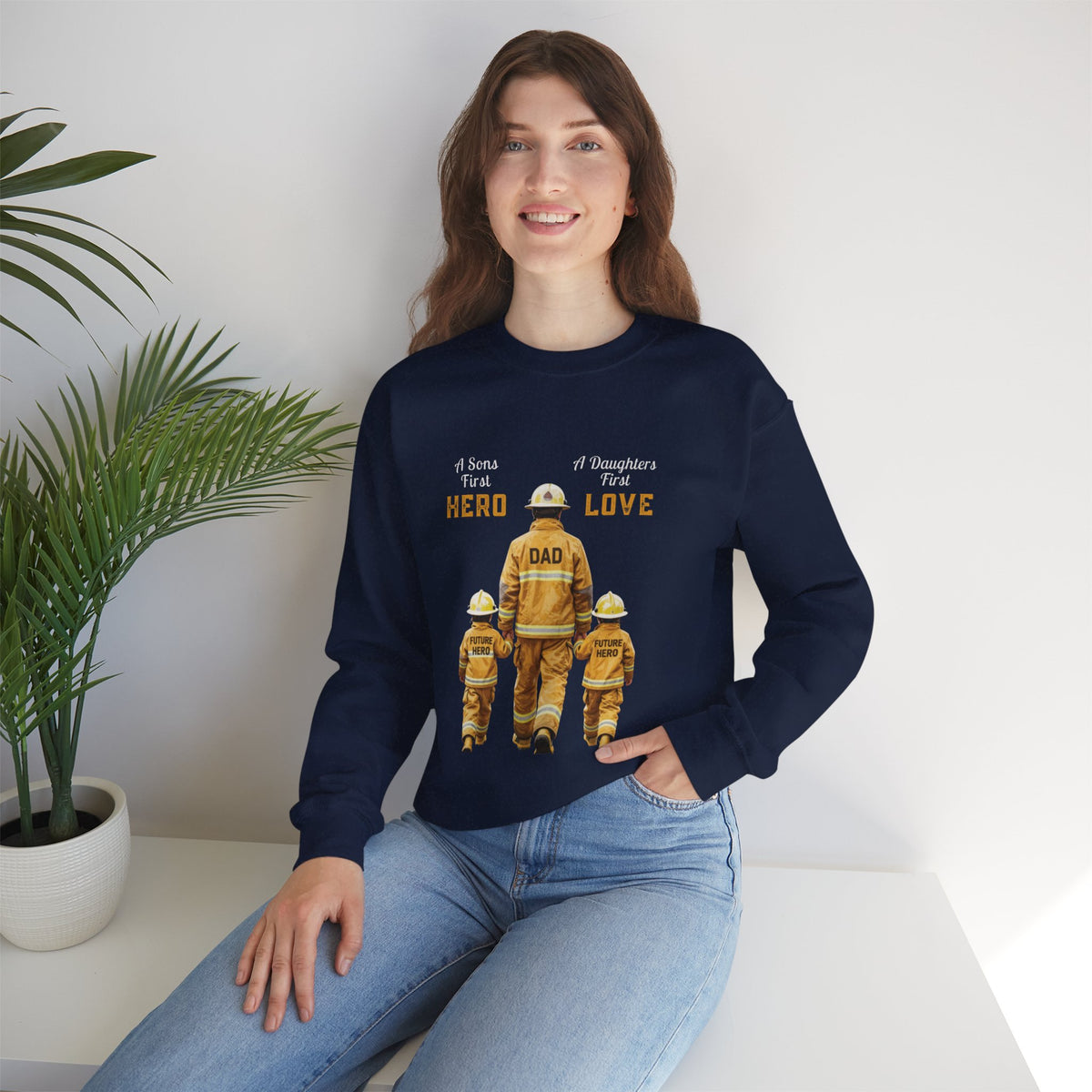 Fire Fighters Dream Unisex Heavy Blend™ Crewneck Sweatshirt