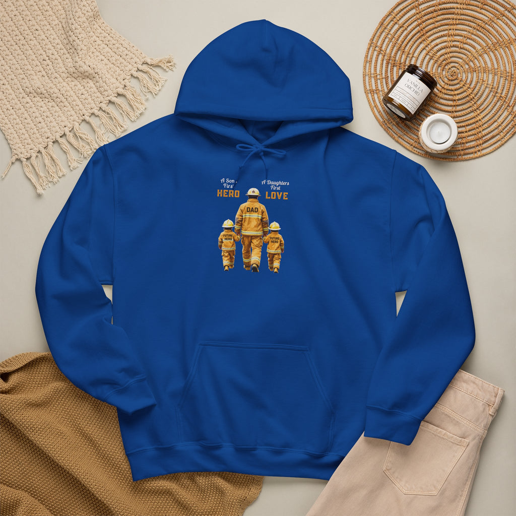 Daddy's Children Fire Fighter Unisex Heavy Blend™ Hooded Sweatshirt