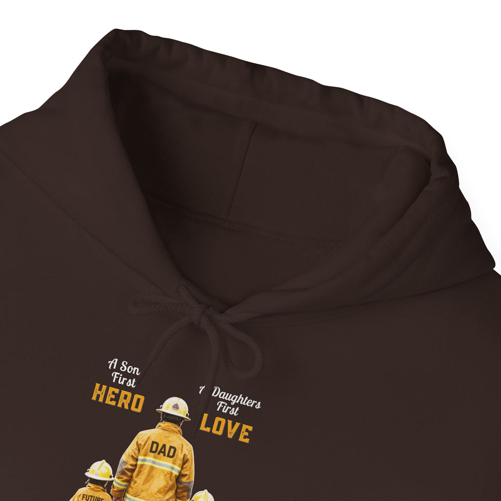 Daddy's Children Fire Fighter Unisex Heavy Blend™ Hooded Sweatshirt