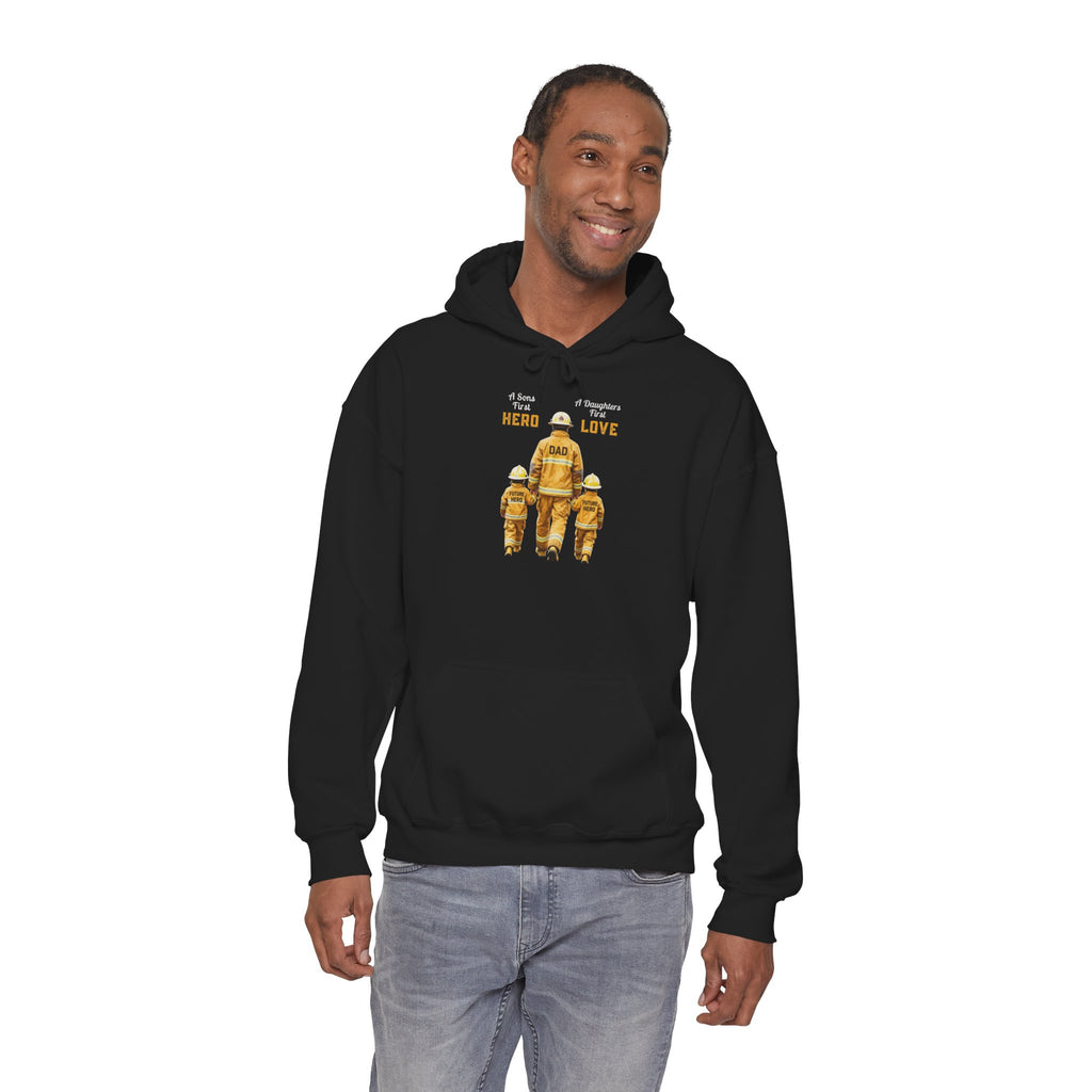 Daddy's Children Fire Fighter Unisex Heavy Blend™ Hooded Sweatshirt