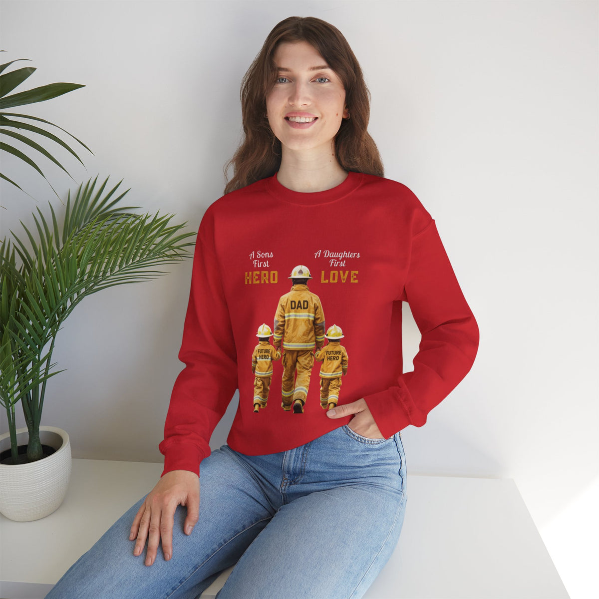 Fire Fighters Dream Unisex Heavy Blend™ Crewneck Sweatshirt