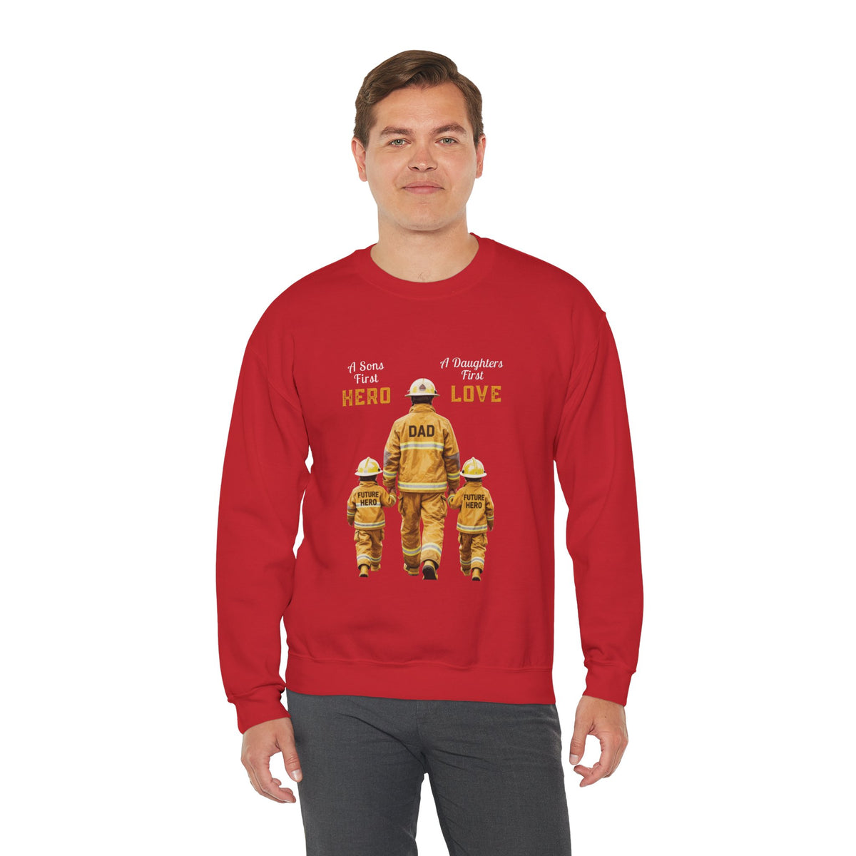 Fire Fighters Dream Unisex Heavy Blend™ Crewneck Sweatshirt