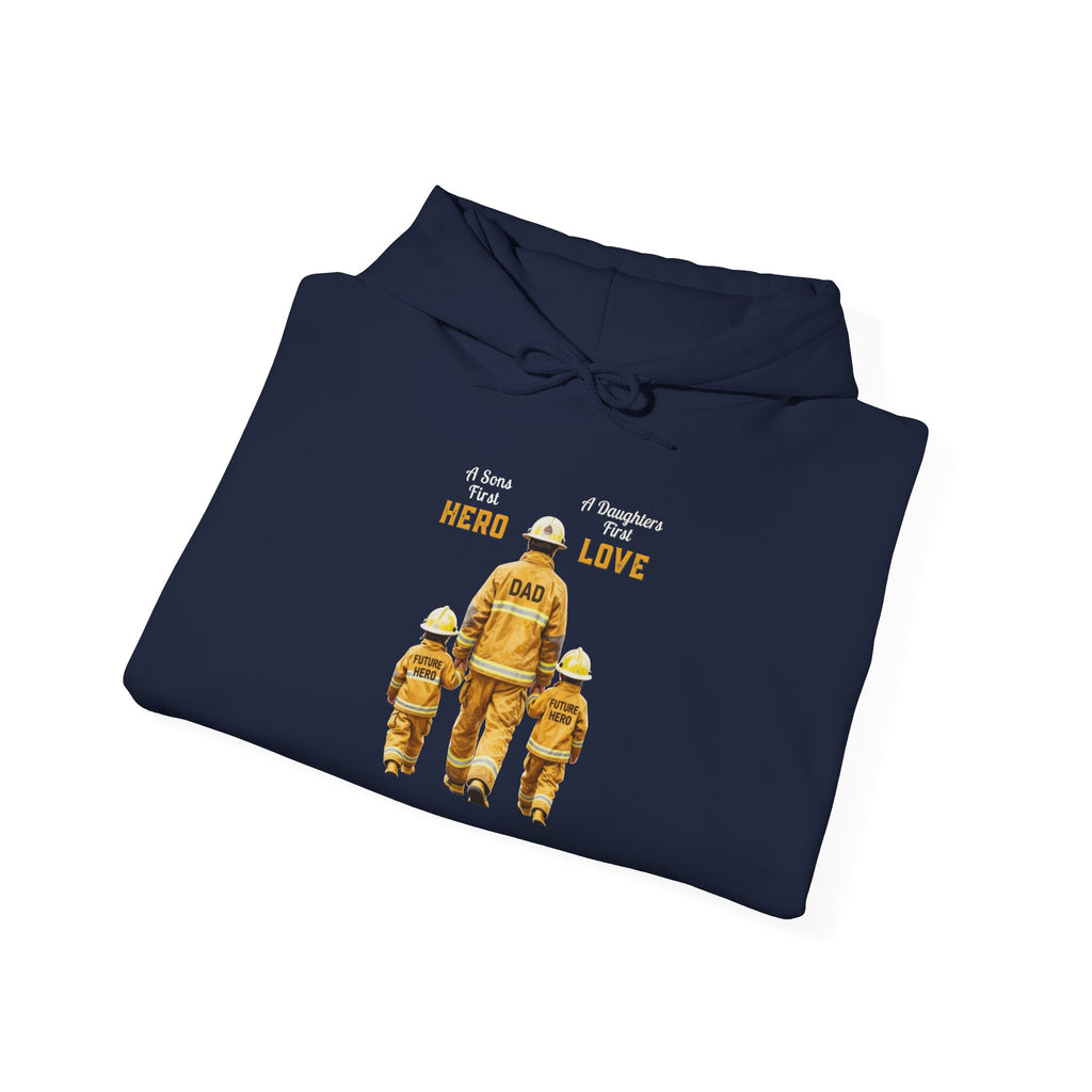 Daddy's Children Fire Fighter Unisex Heavy Blend™ Hooded Sweatshirt