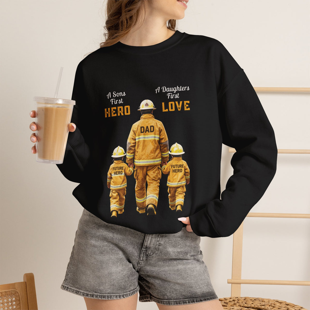 Fire Fighters Dream Unisex Heavy Blend™ Crewneck Sweatshirt