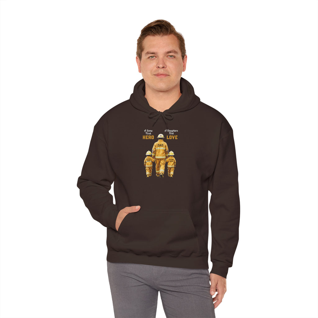 Daddy's Children Fire Fighter Unisex Heavy Blend™ Hooded Sweatshirt