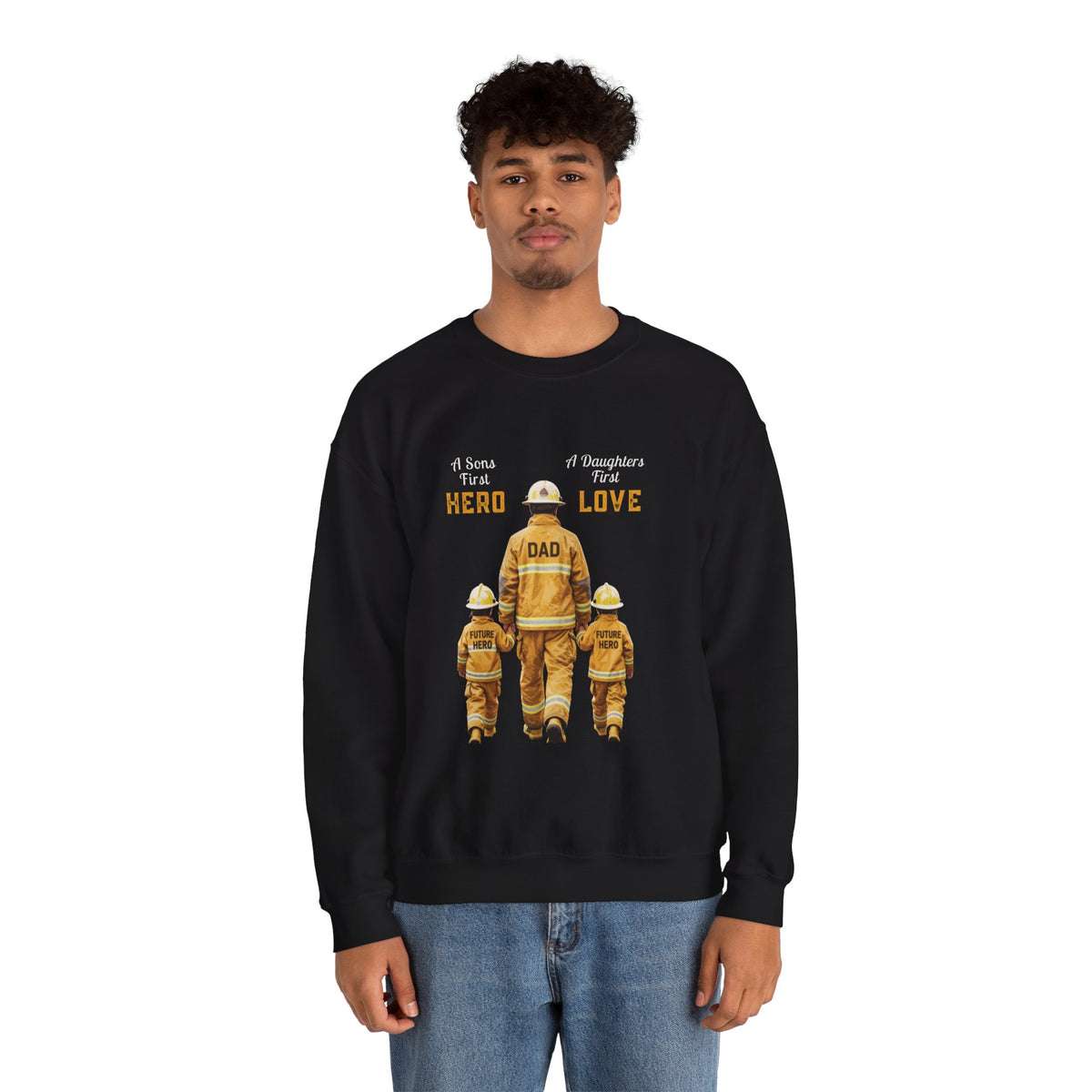 Fire Fighters Dream Unisex Heavy Blend™ Crewneck Sweatshirt