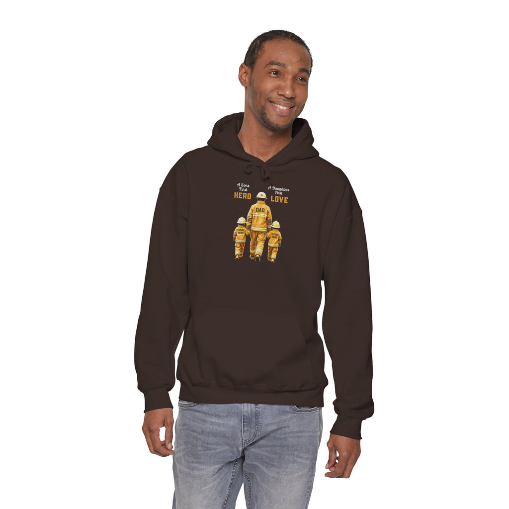 Daddy's Children Fire Fighter Unisex Heavy Blend™ Hooded Sweatshirt