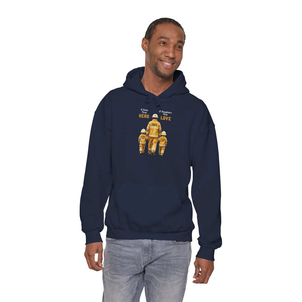 Daddy's Children Fire Fighter Unisex Heavy Blend™ Hooded Sweatshirt