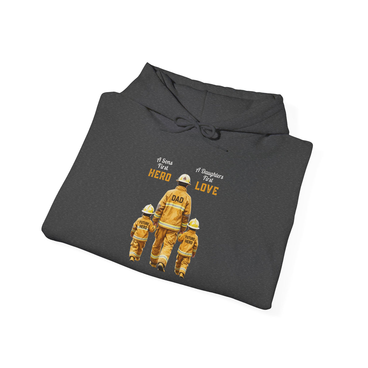 Daddy's Children Fire Fighter Unisex Heavy Blend™ Hooded Sweatshirt