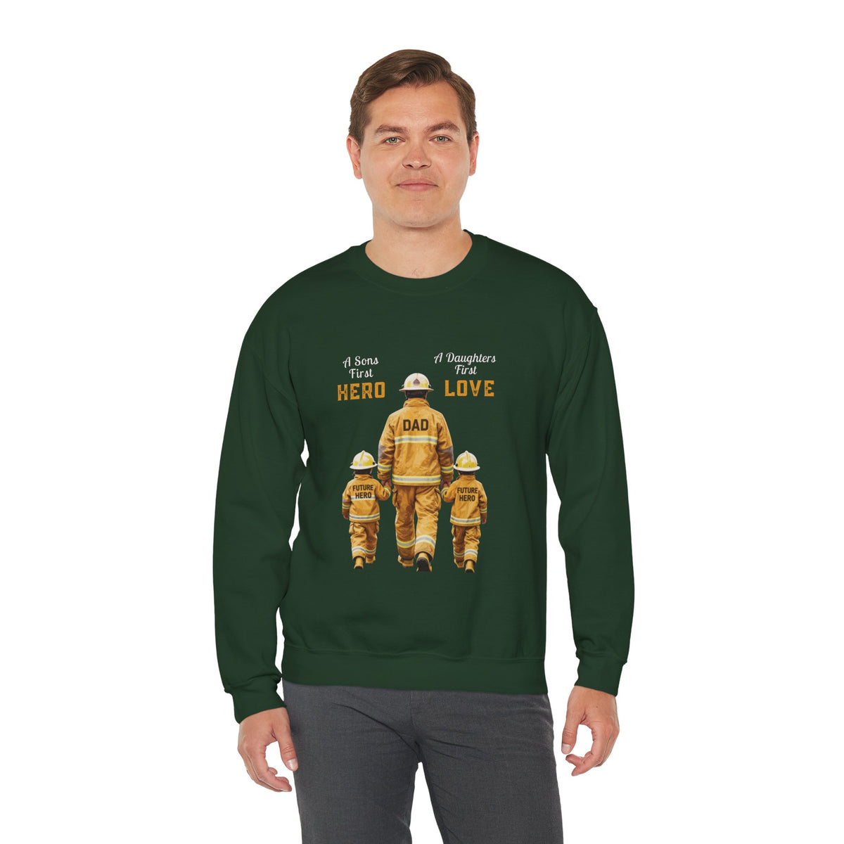 Fire Fighters Dream Unisex Heavy Blend™ Crewneck Sweatshirt