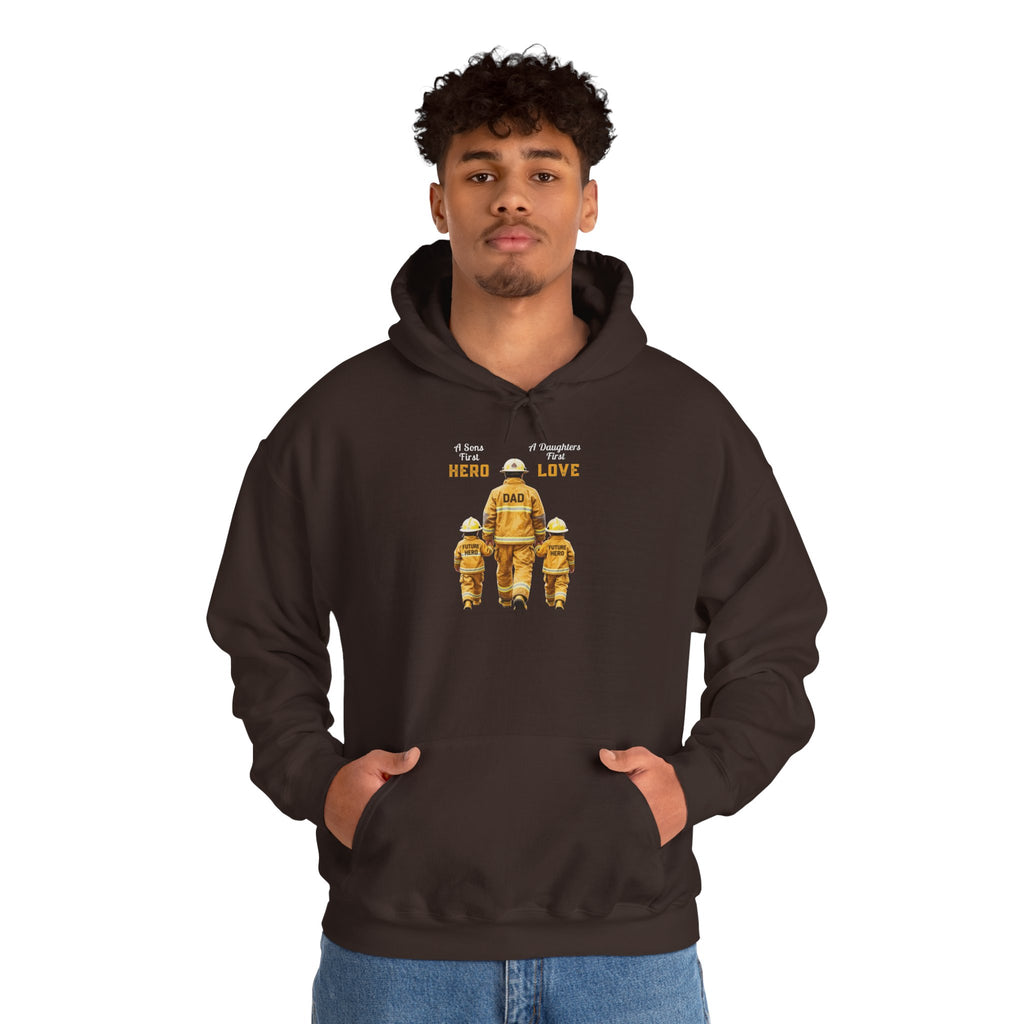 Daddy's Children Fire Fighter Unisex Heavy Blend™ Hooded Sweatshirt