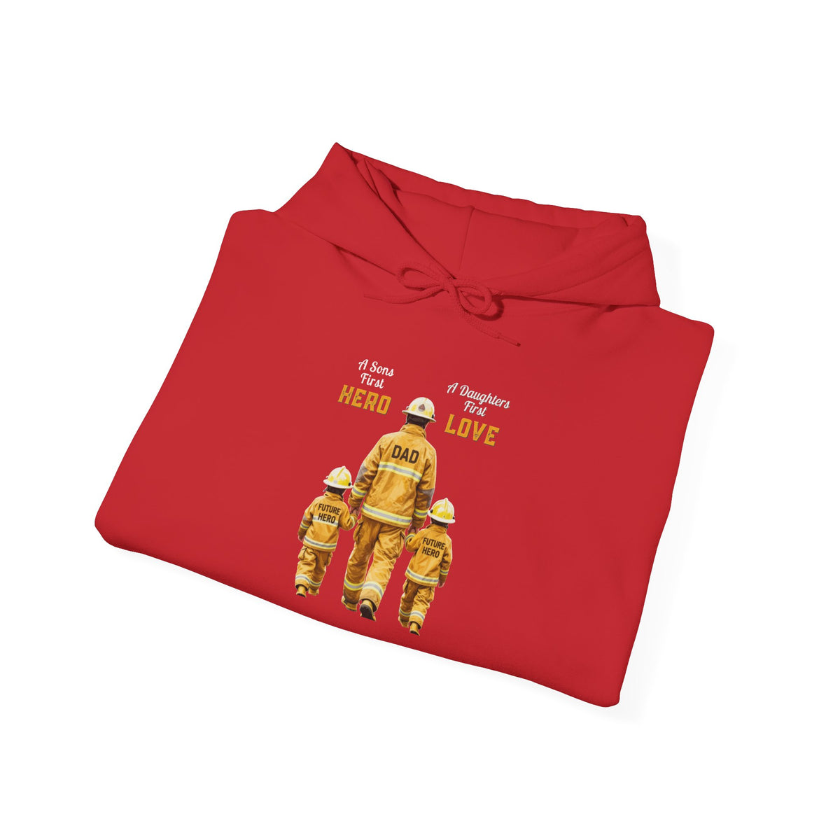 Daddy's Children Fire Fighter Unisex Heavy Blend™ Hooded Sweatshirt