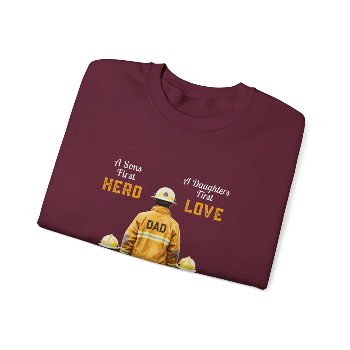 Daddy's Children Fire Fighter Unisex Heavy Blend™ Crewneck Sweatshirt
