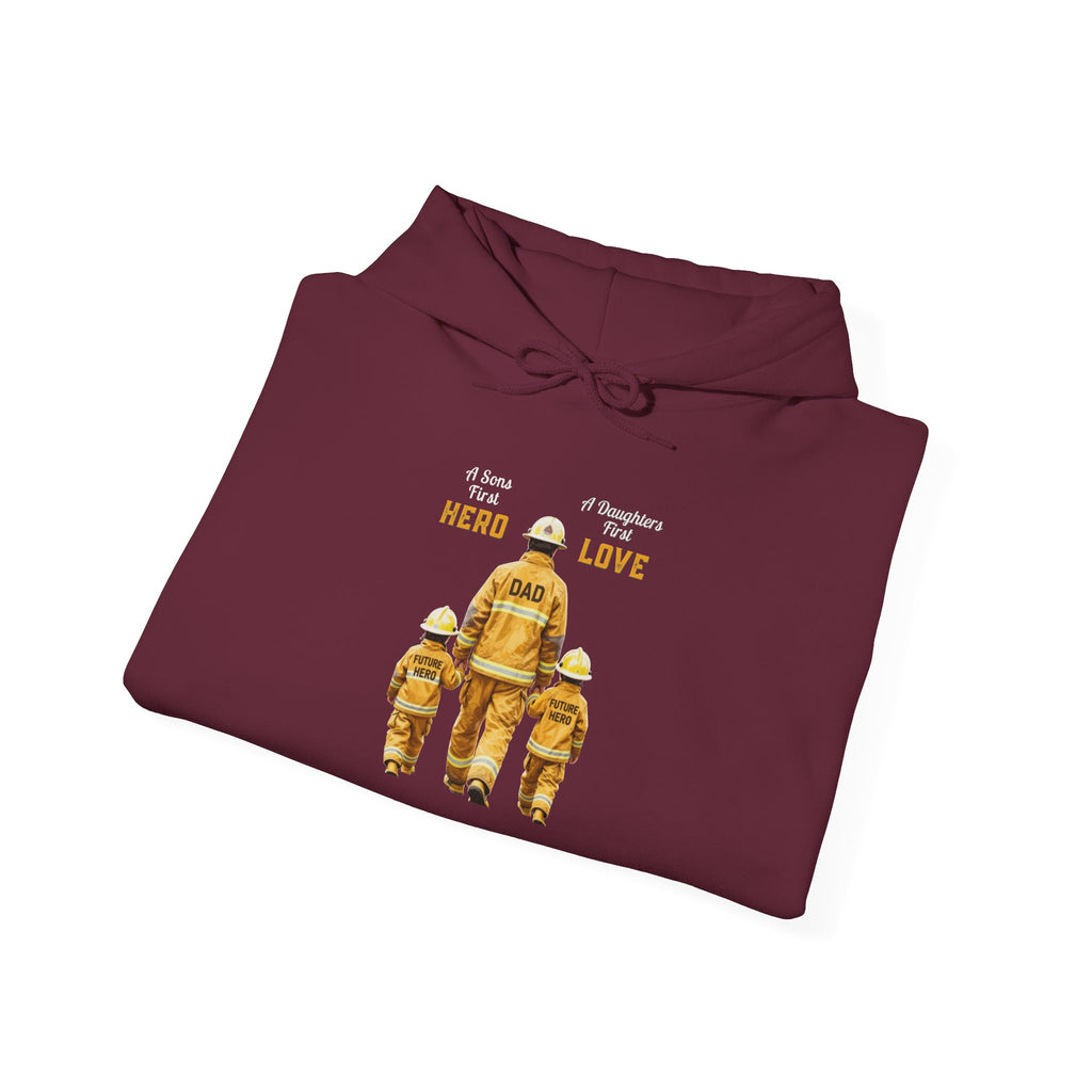 Daddy's Children Fire Fighter Unisex Heavy Blend™ Hooded Sweatshirt