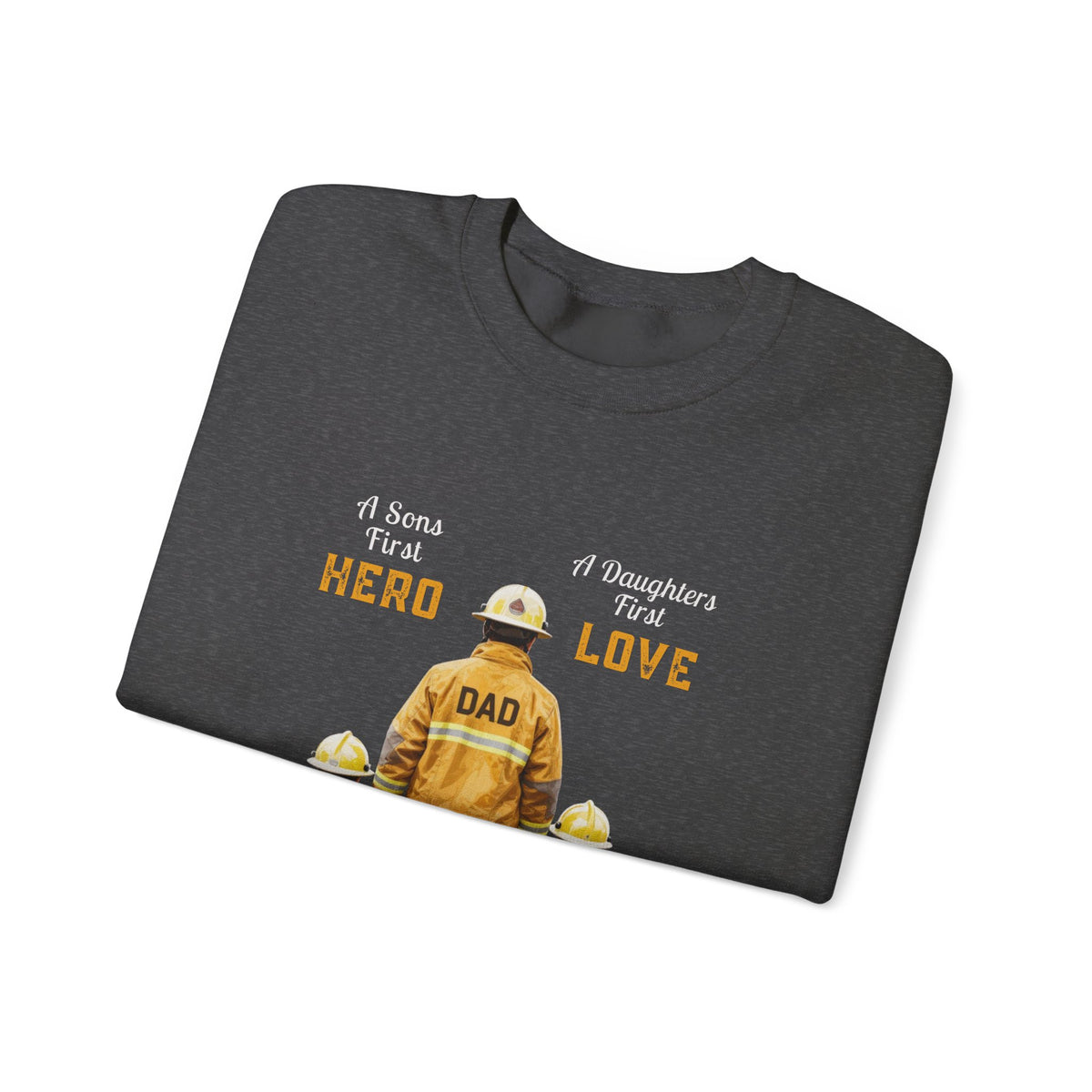 Daddy's Children Fire Fighter Unisex Heavy Blend™ Crewneck Sweatshirt